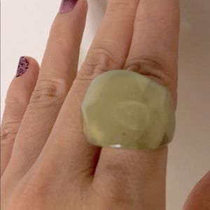 Green resin ring